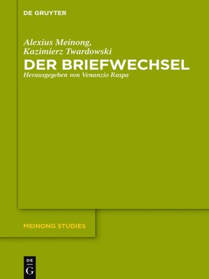 cover image of Der Briefwechsel